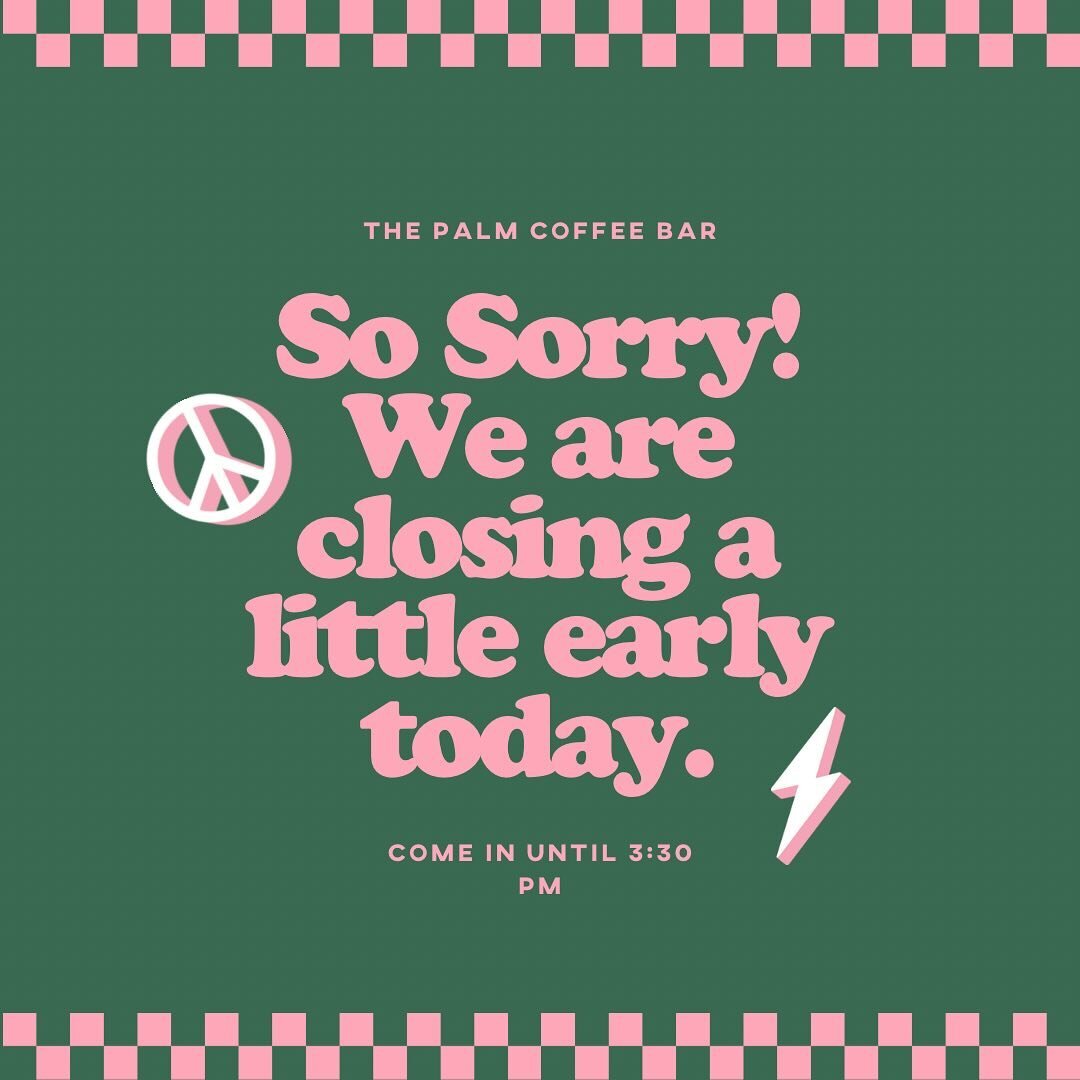🏈 ☕️We are closing at 3:30pm for @lvsuperbowlhc so come by for your big game fix swiftly! 😉☔️🫶🏽🪕♟️⚔️ &hearts;️🪩