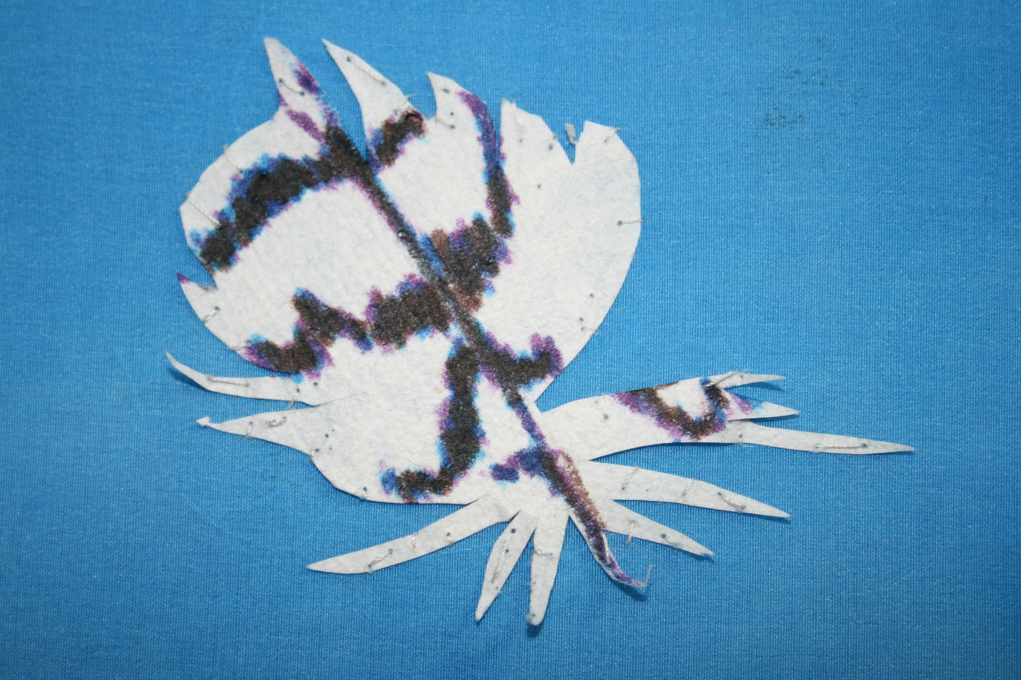 tiny owl feather-detail