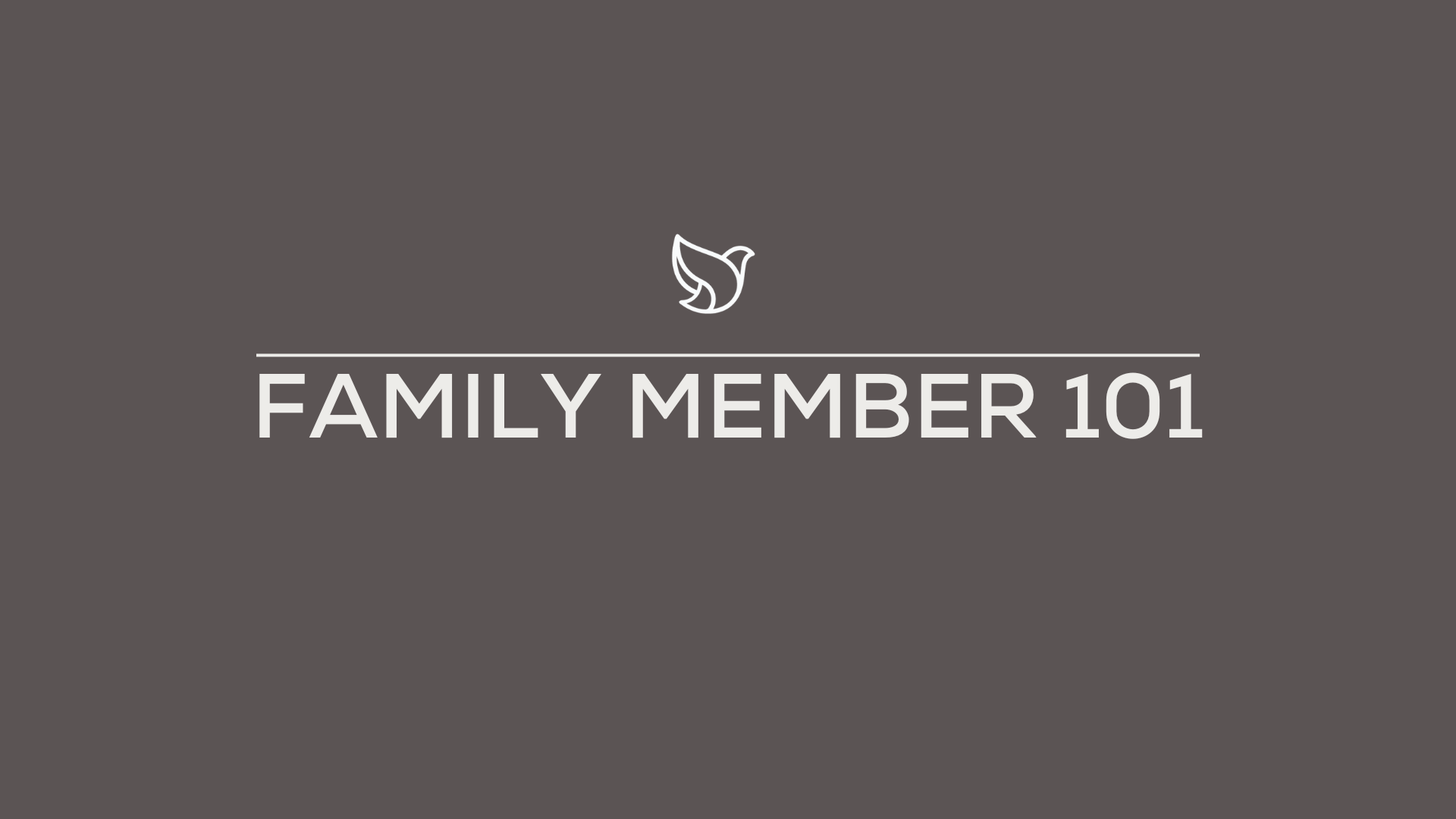 Family Member 101