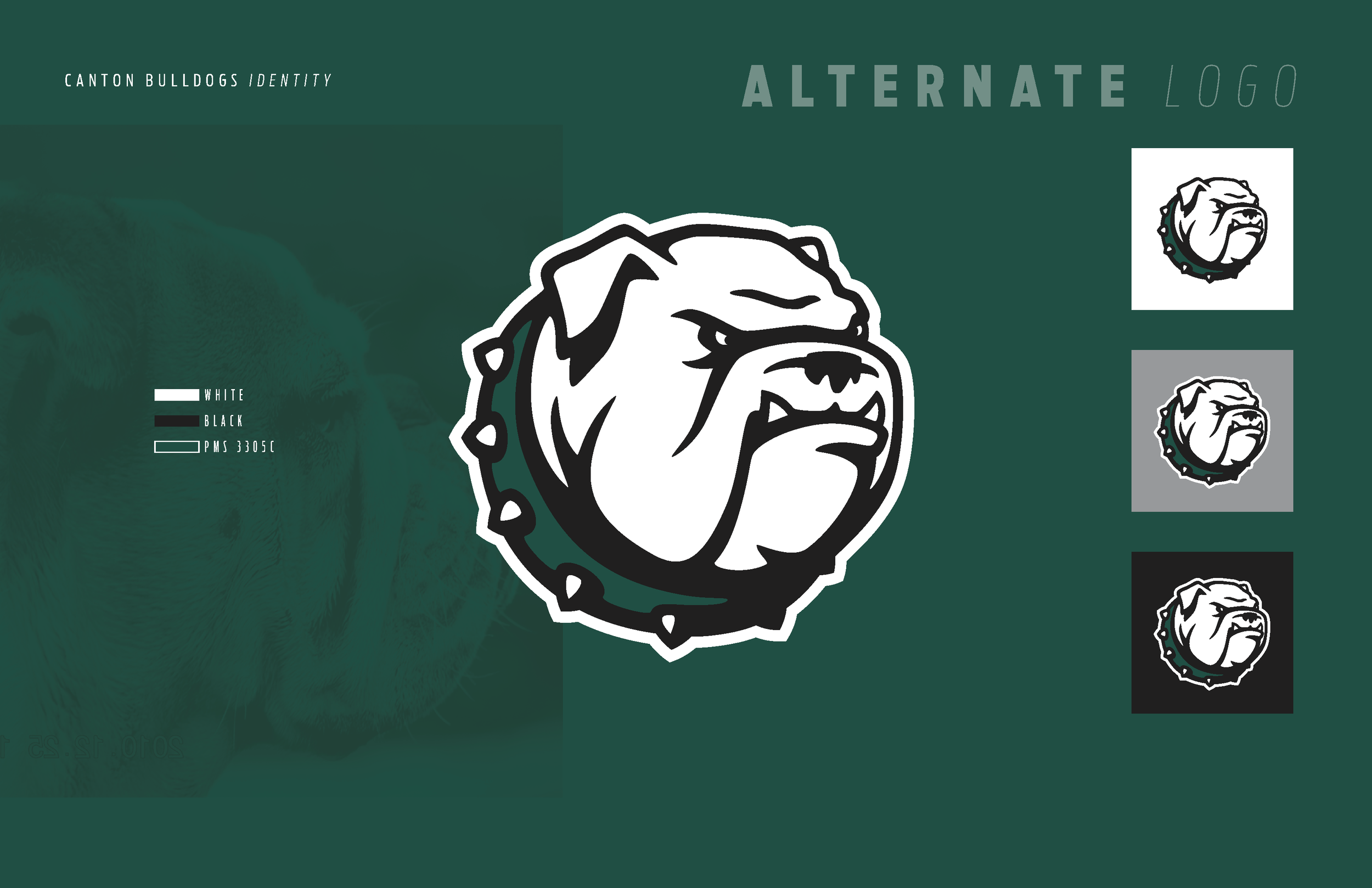 Canton Bulldogs Rebrand ID Portfolio — Jeff Eagles