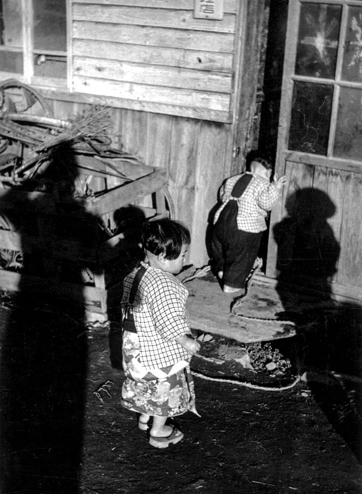 1- "This one almost got away" Photographer's shadow in photo, Ishinomaki