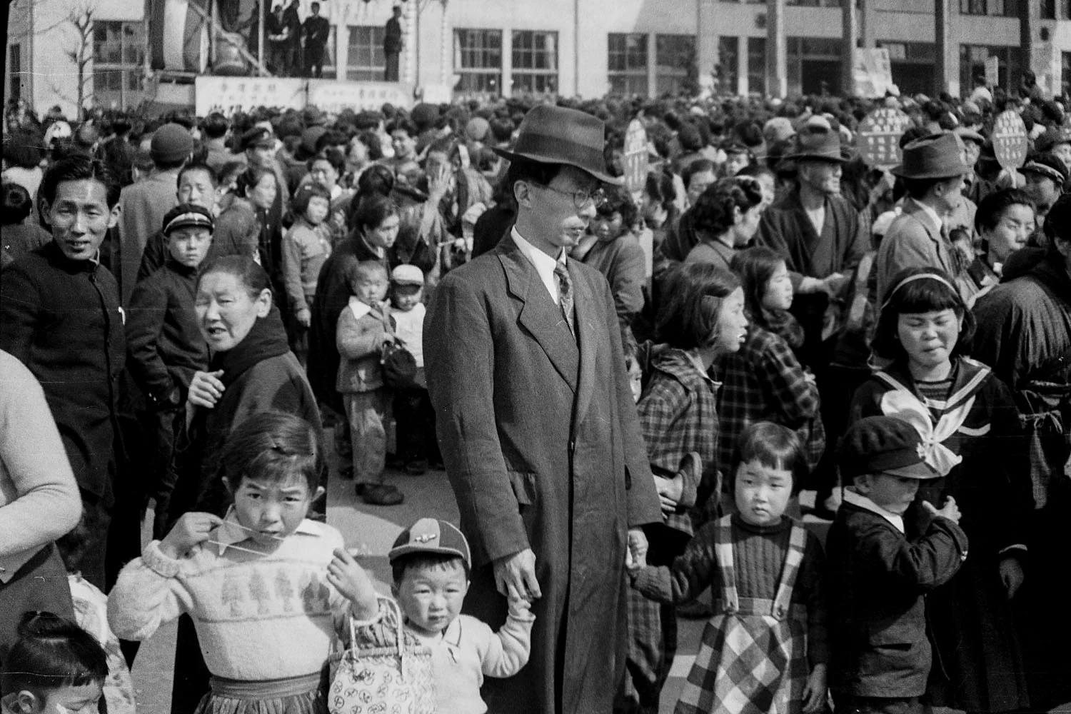 220- Crowd Watching Parade