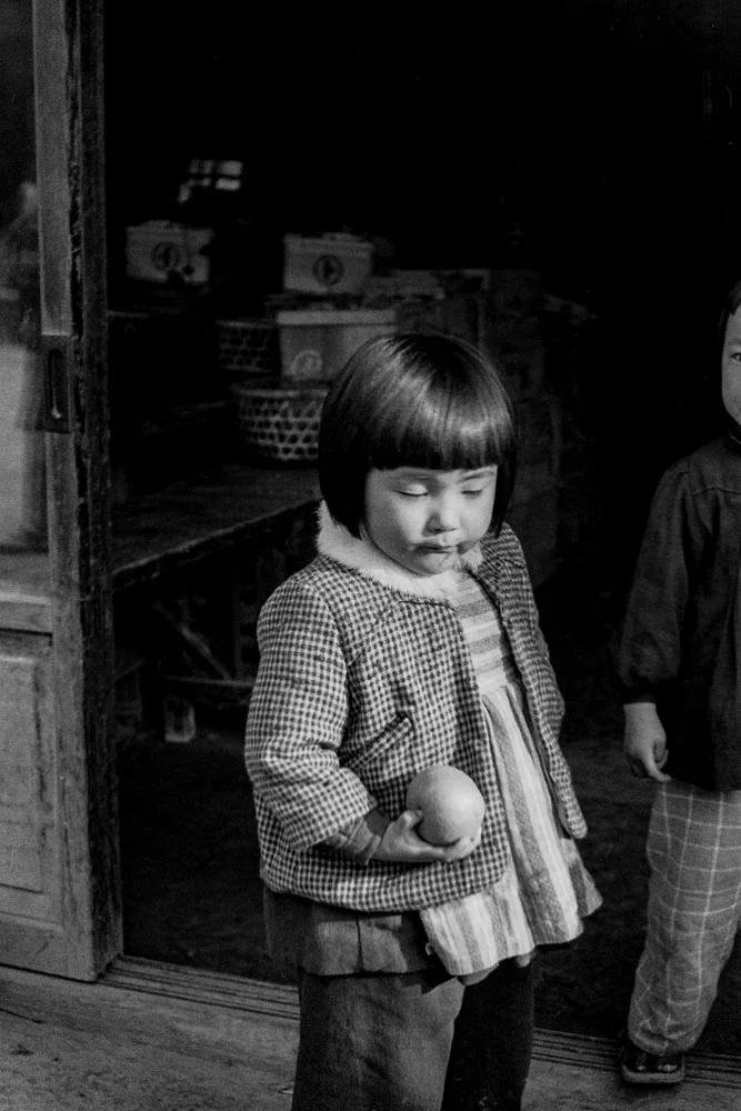 536- Young Girl with Orange