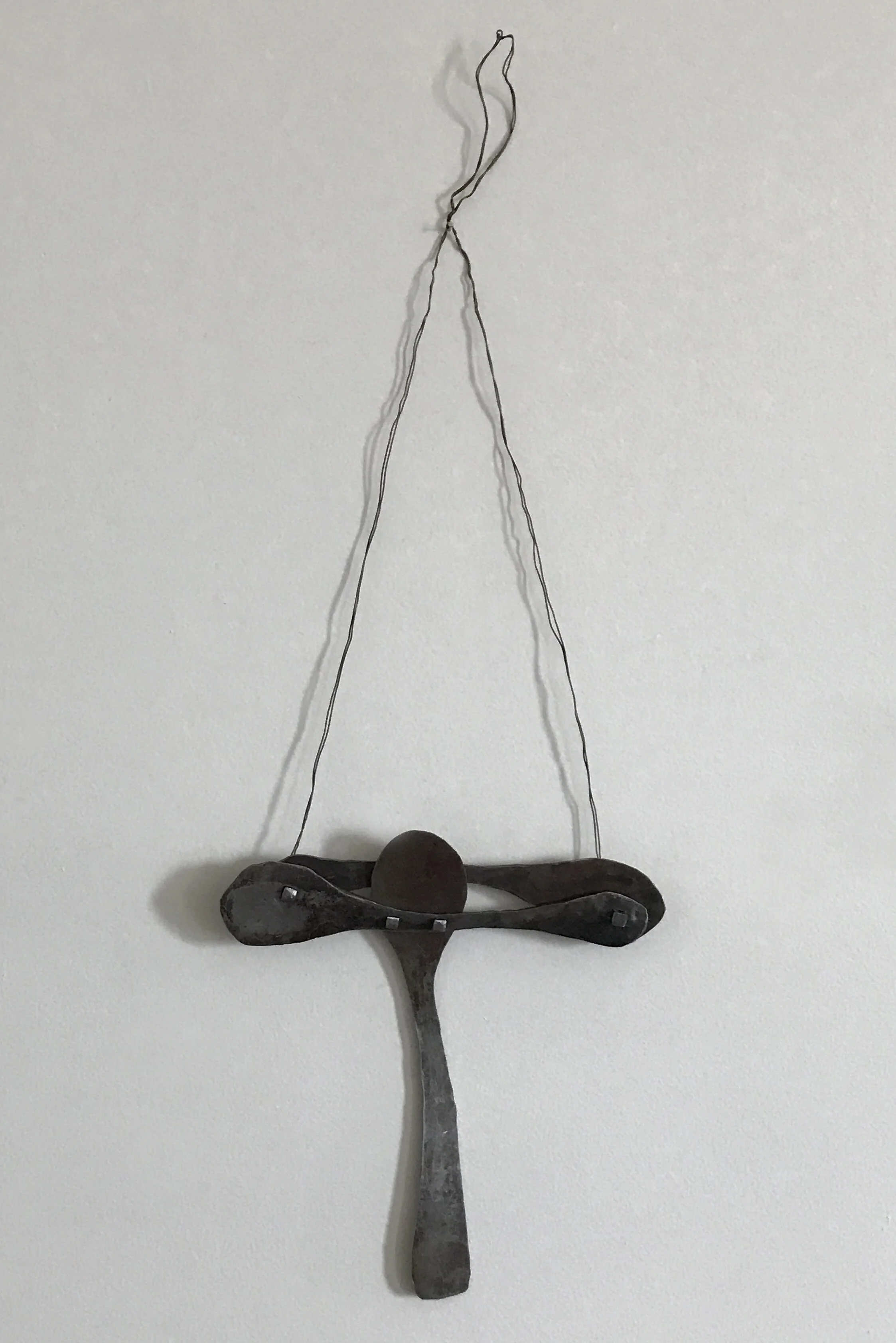    stainless steel, forged steel, wire 23 x 7 1/2 x 1/2 inches 2017   