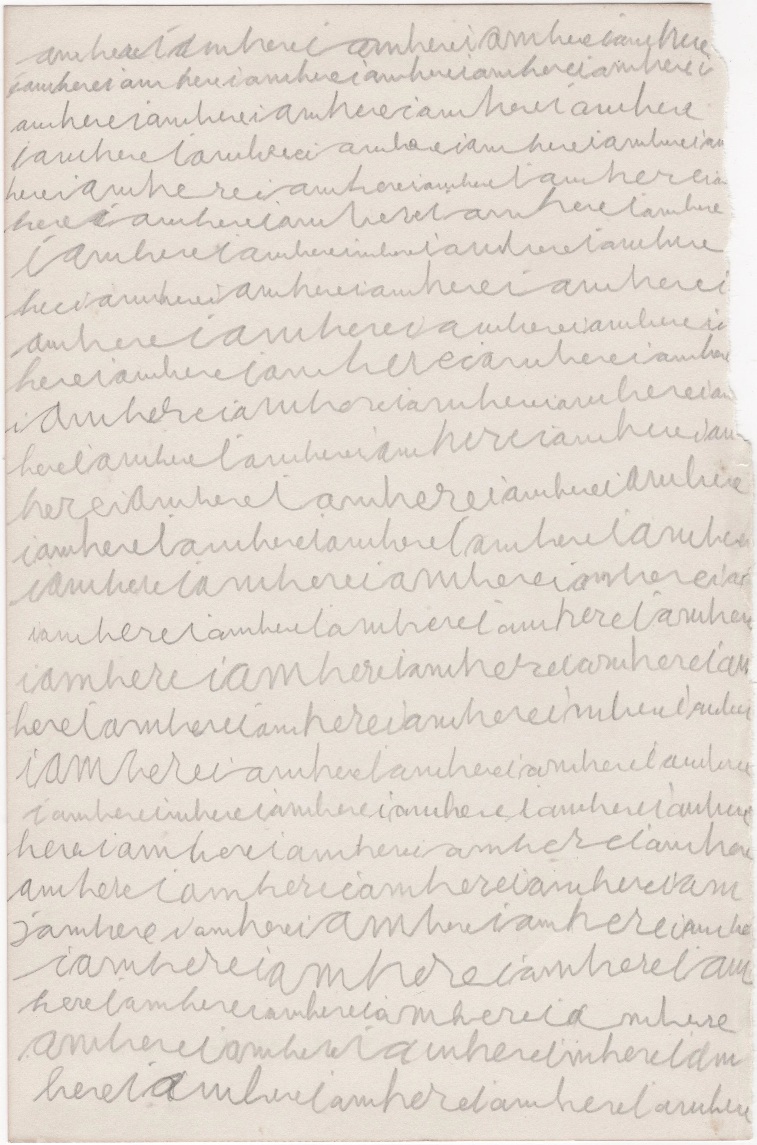    pencil on paper  6 x 9 1/4 inches  2020 