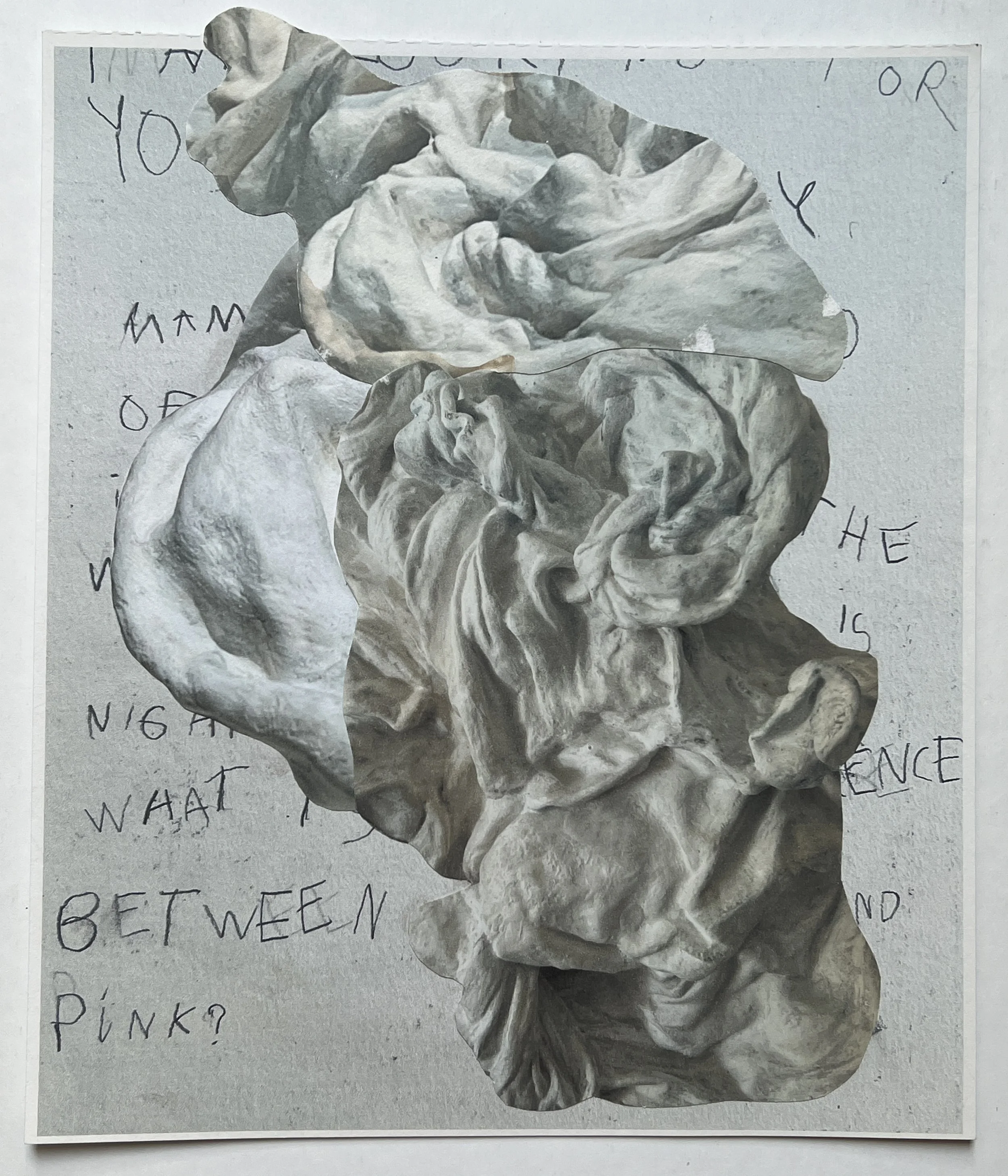  paper collage  8 × 10 inches  2024 