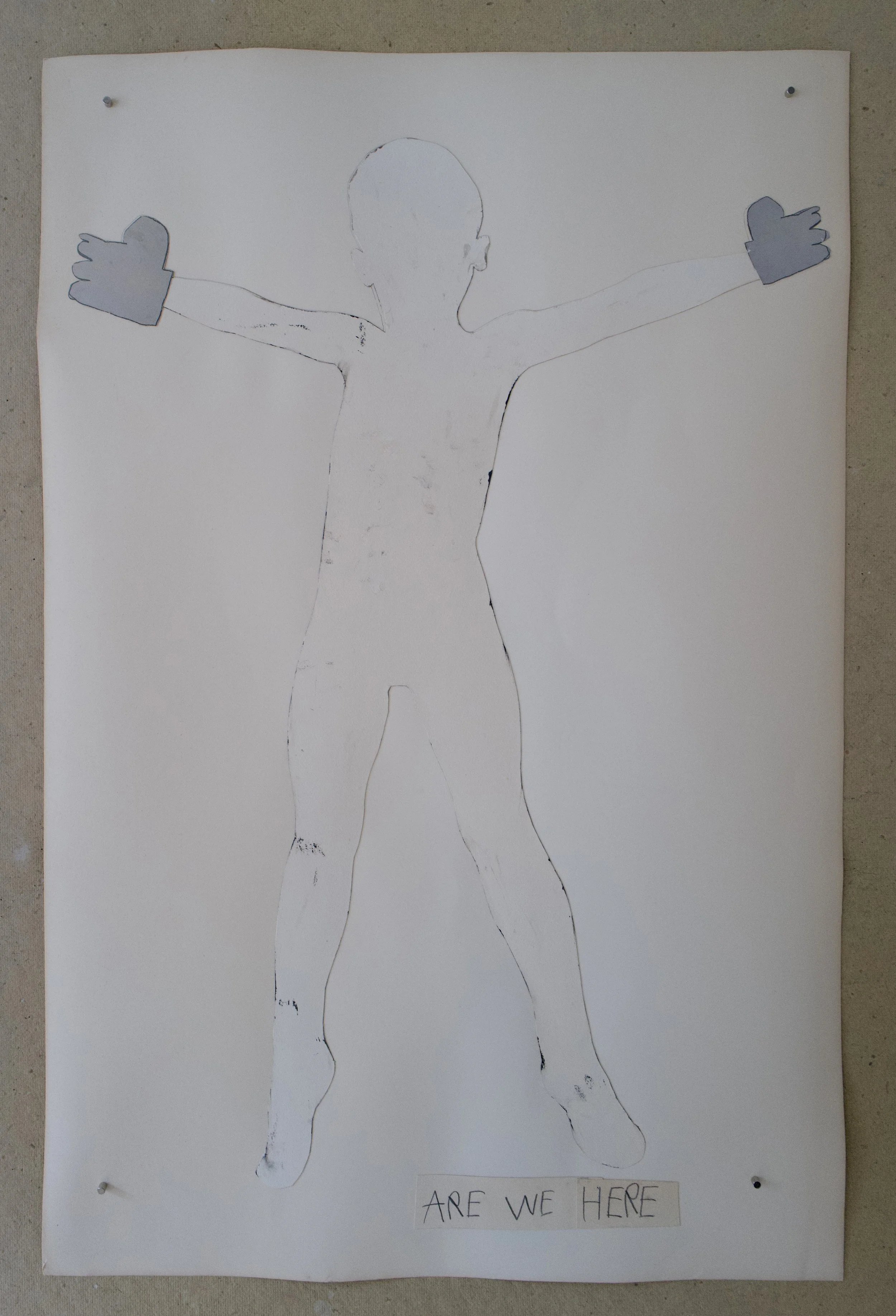  paper collage, pencil, photographic print  48 × 36 inches  2026 