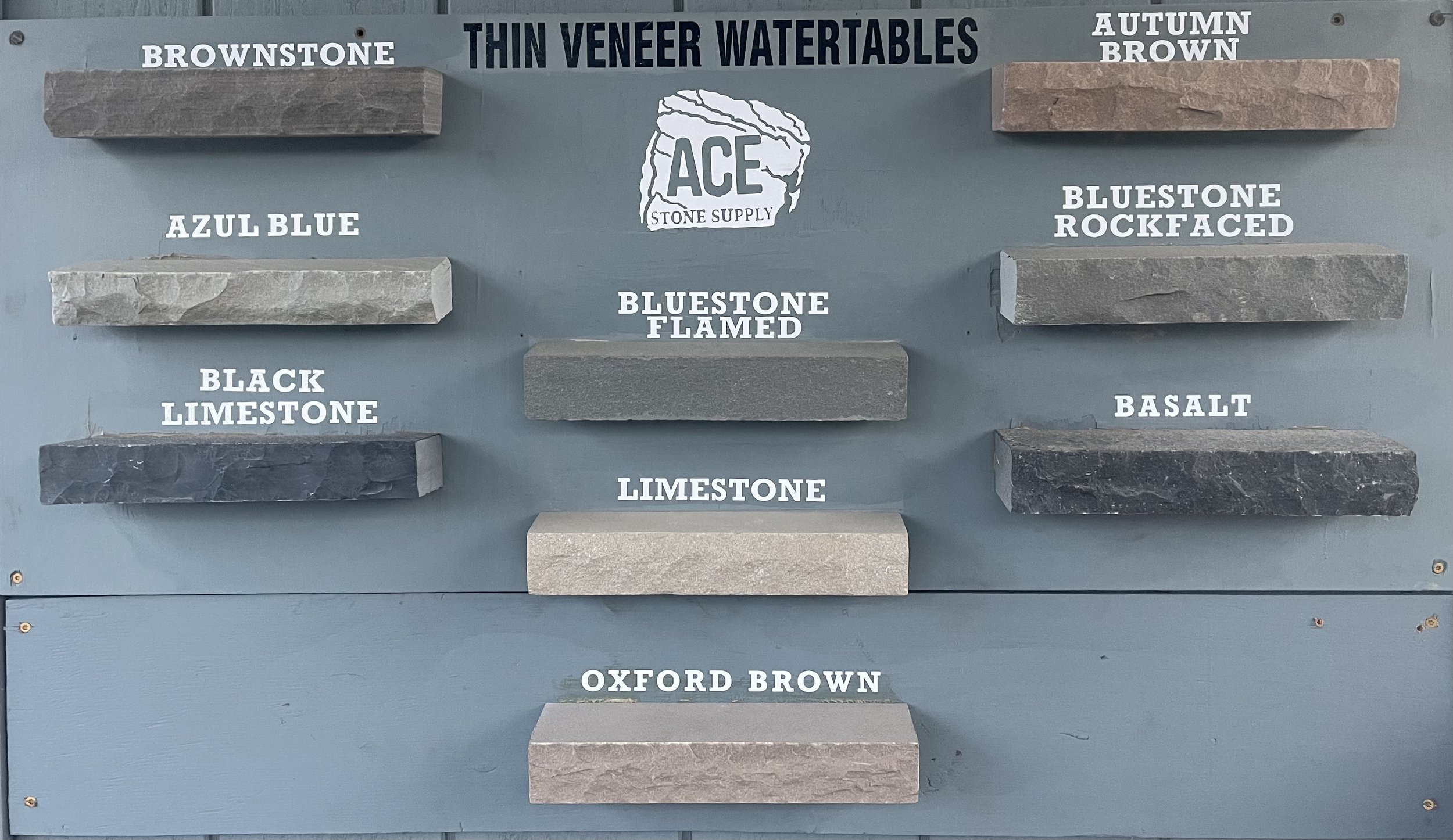 Thin Veneer Watertables