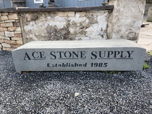 Custom Stone Bench