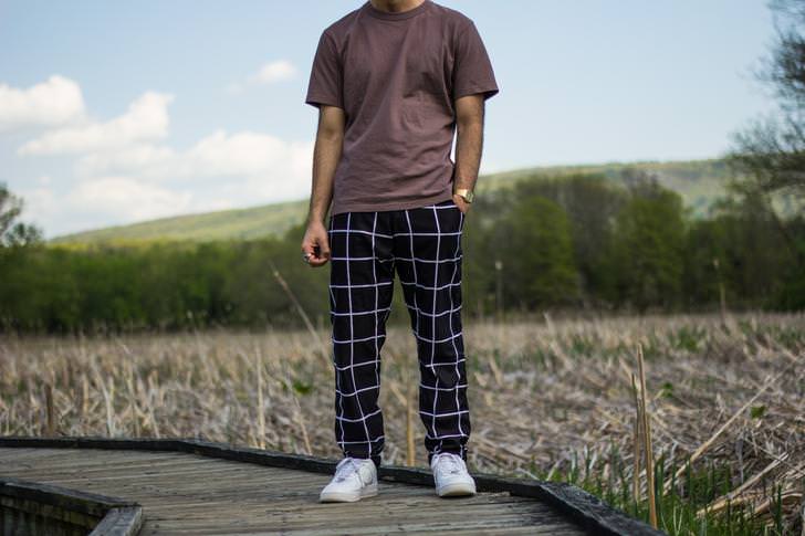 Grid Pants