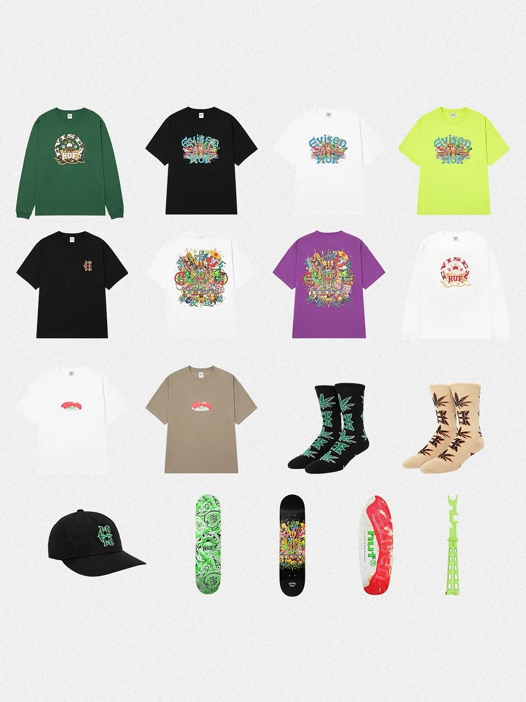 HUF x EVISEN SKATEBOARDS – Evicity Drop (Copy)