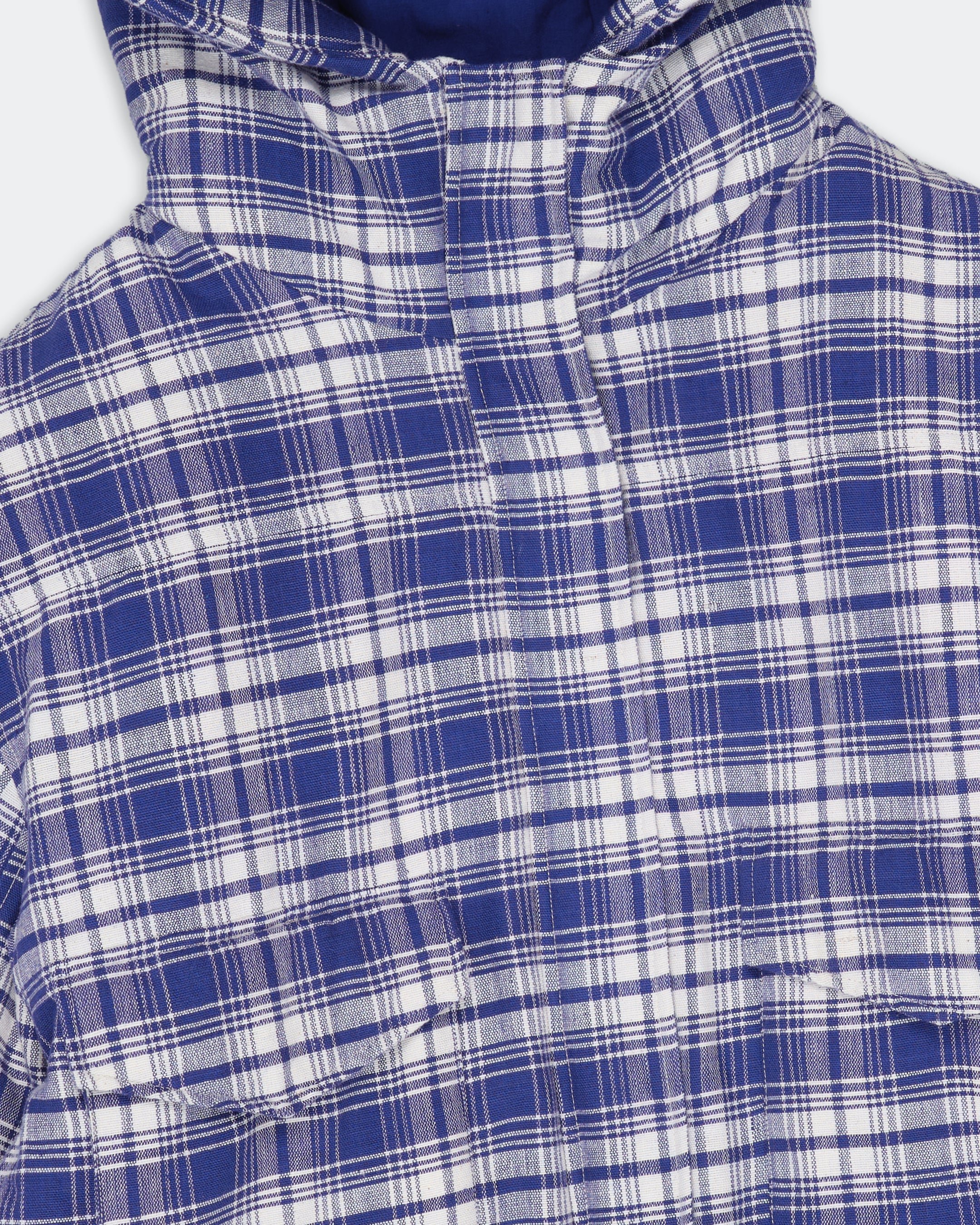 Story mfg.  – Fable Jacket Indigo Check Handloom