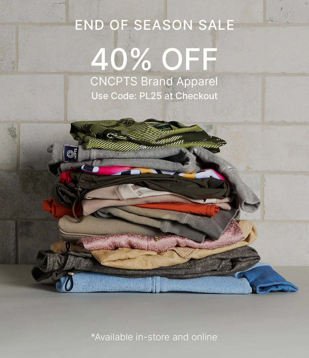 https://cncpts.com CNCPTS -  End of Season Sale Jan 2025