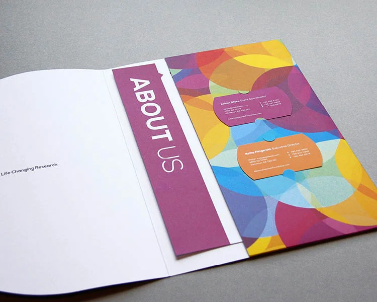 Corporate Folder, Insert, Business Cards