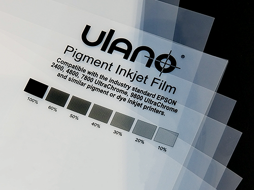 500 Sheets Waterproof Inkjet Transparency Film 8.5" x 11" 