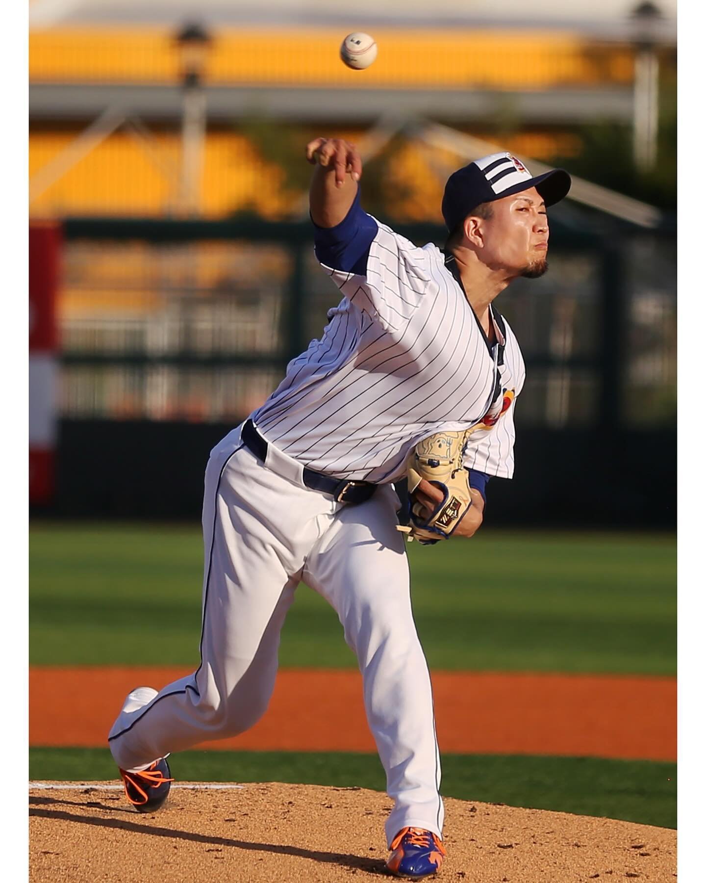 New York Mets pitcher Kodai Senga at the Brooklyn Cyclones last night for you guessed it @newsday