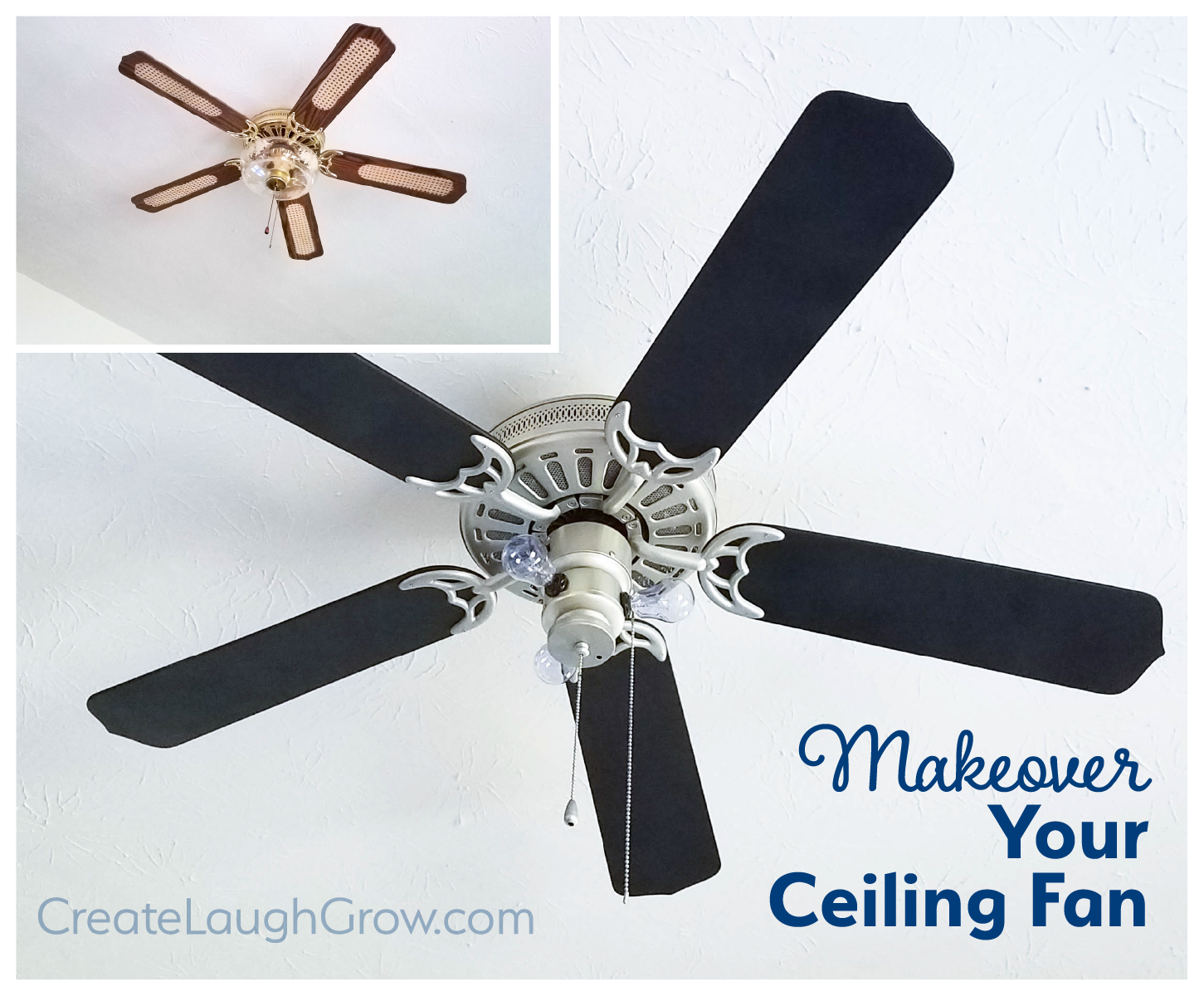 How To Makeover Your Ceiling Fan