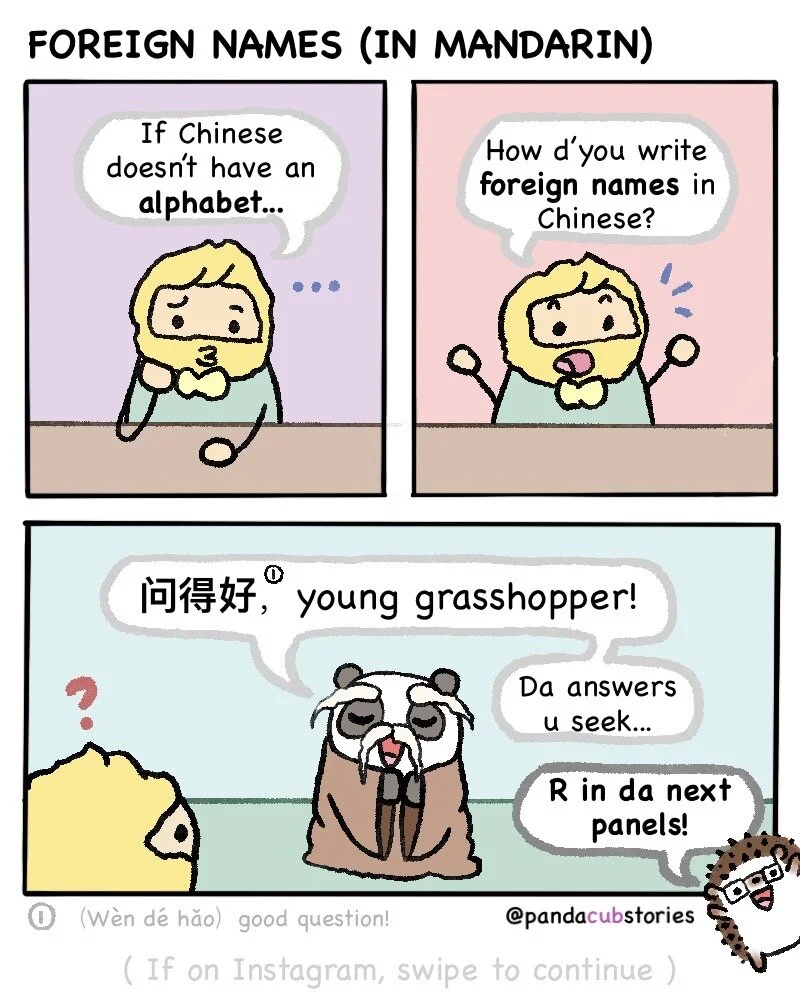 Foreign Names in Mandarin (Copy)