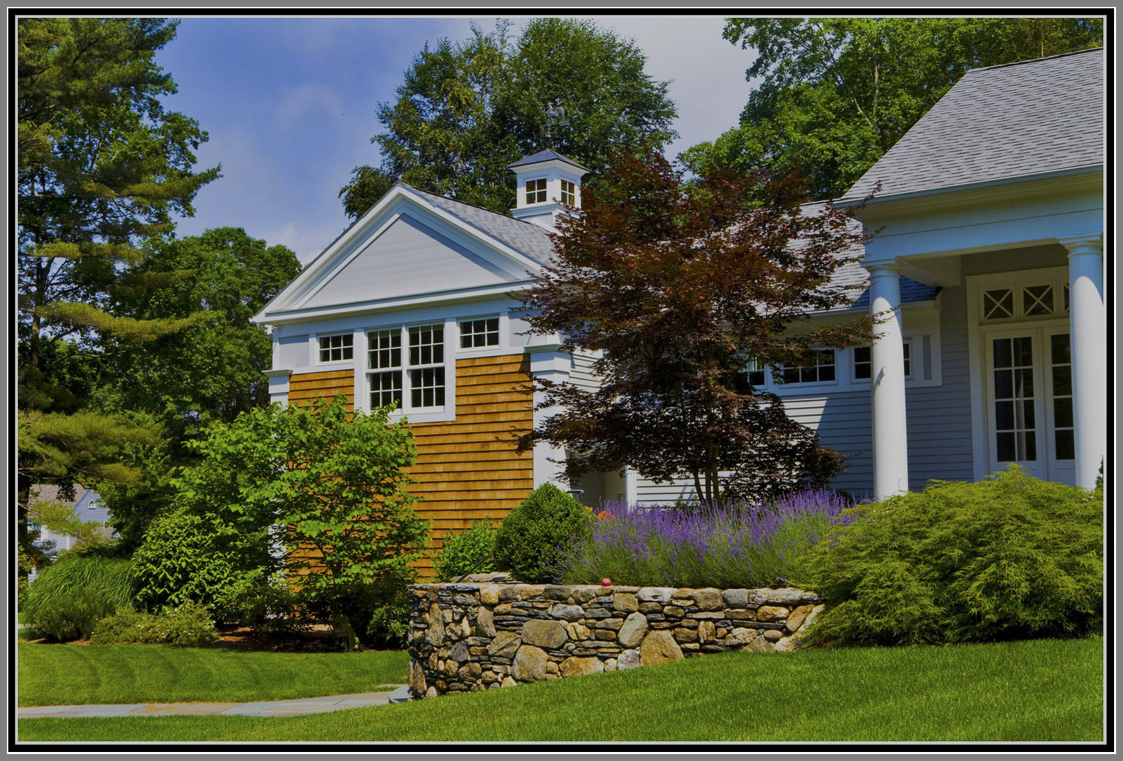 Front yard landscape- plantings and gardens by Artistic Outdoors