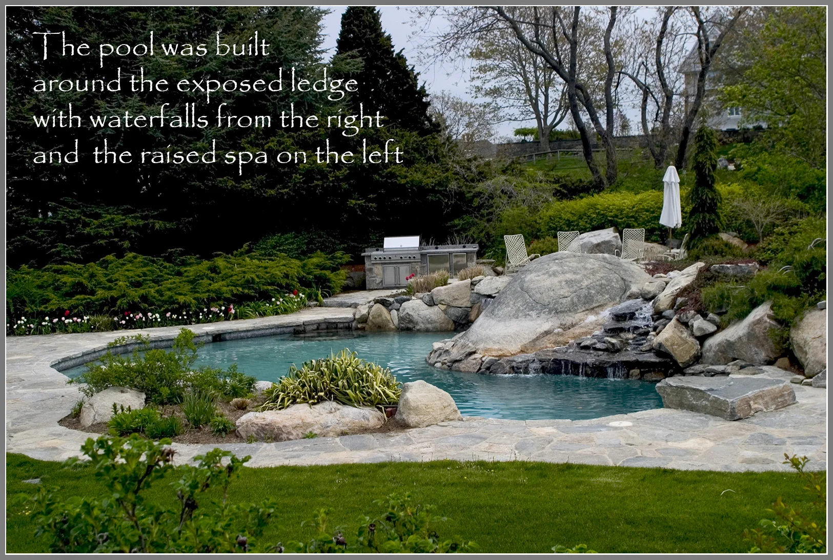 Creative pool design by Artistic Outdoors