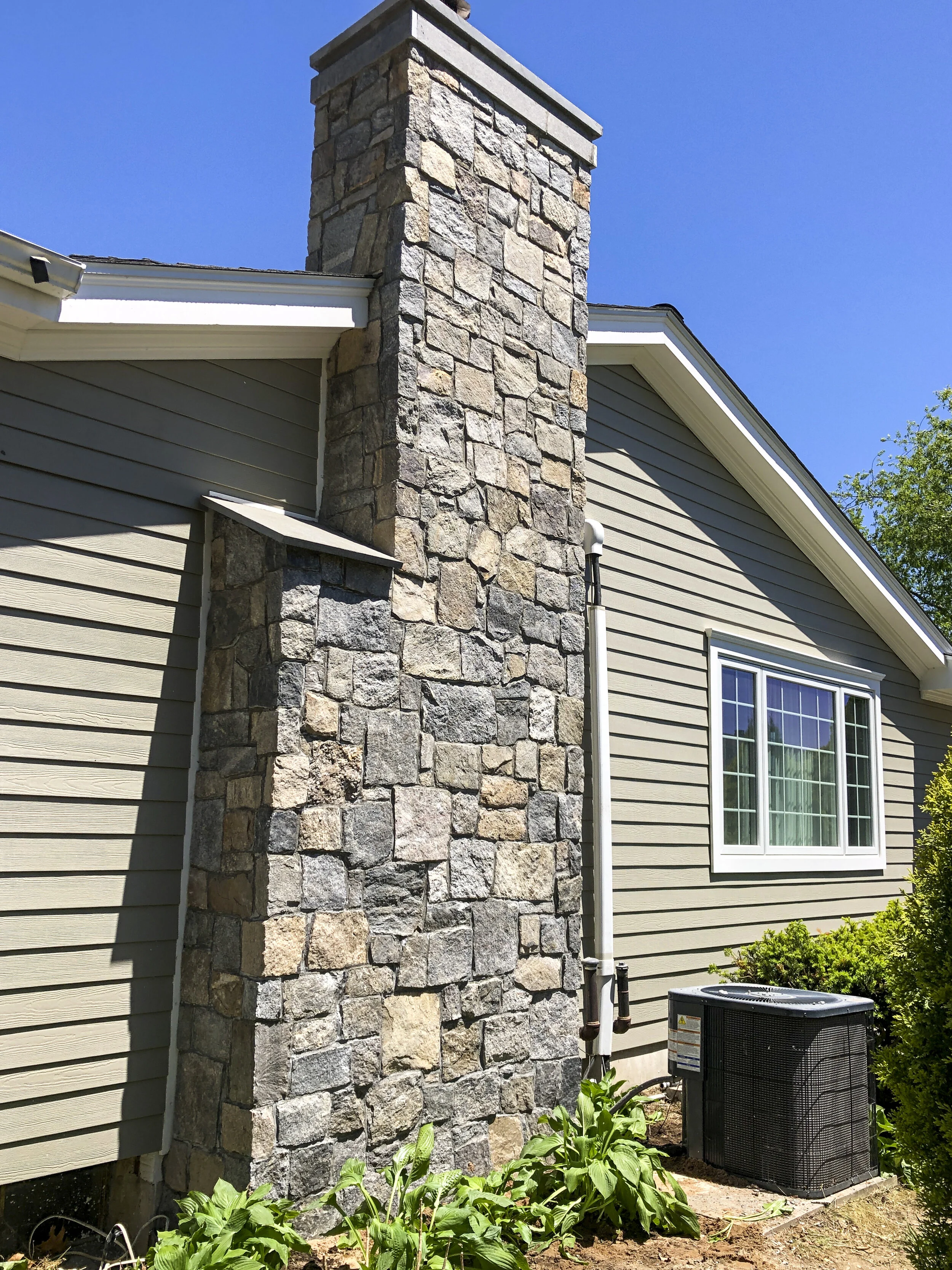 stone fire pit with chimney on Beautiful Fire Pit Fireplace In Connecticut By Artistic Outdoors Artistic Outdoors Landscape And Masonry