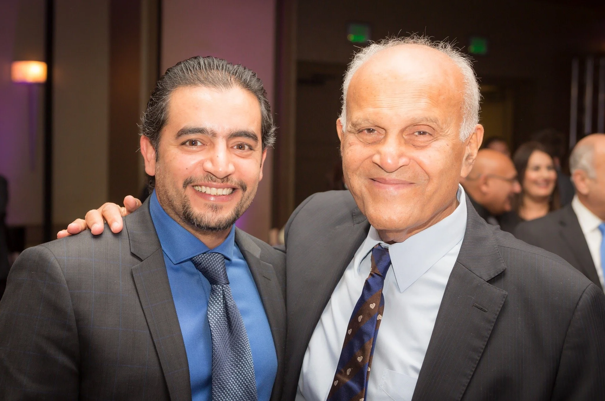 Celebrity guest Hany Salama, Egyptian movie star, attended the event to show his support for the Magdi Yacoub Heart Foundation.