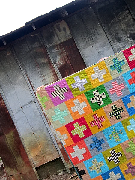 Plus, Plus:: a finished quilt