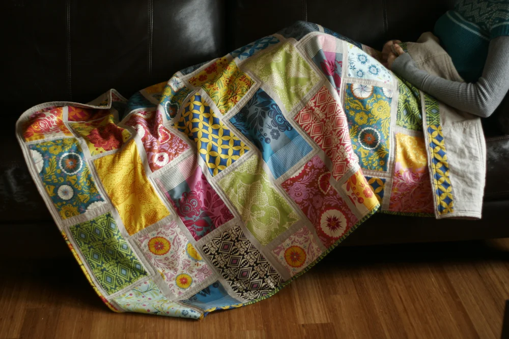 “Colorbrick” a Free Row of the Month (or Row) Quilt Pattern designed by Rachel Hauser from Stitched in Color