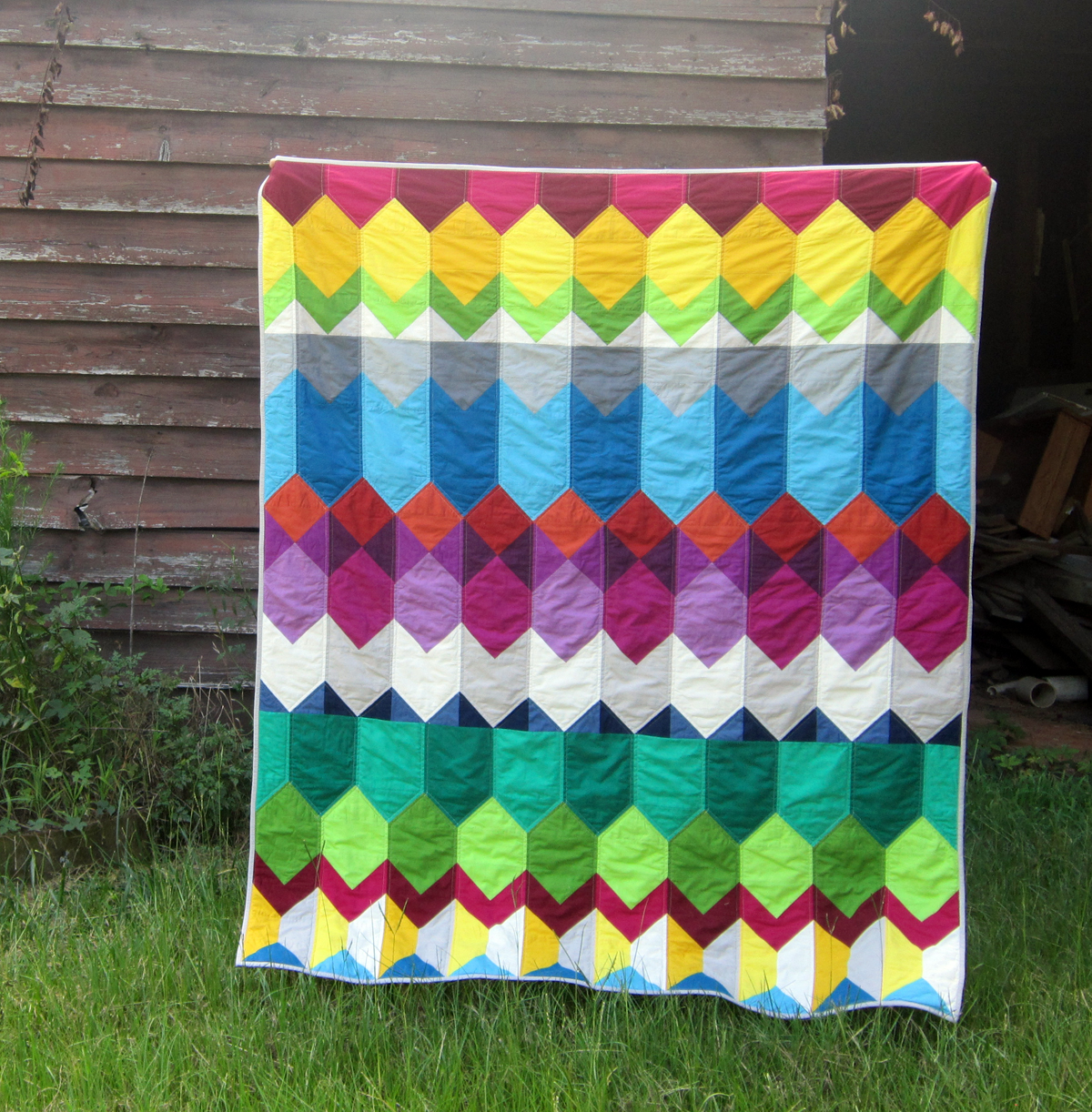 Cascade quilt for ::Angled::