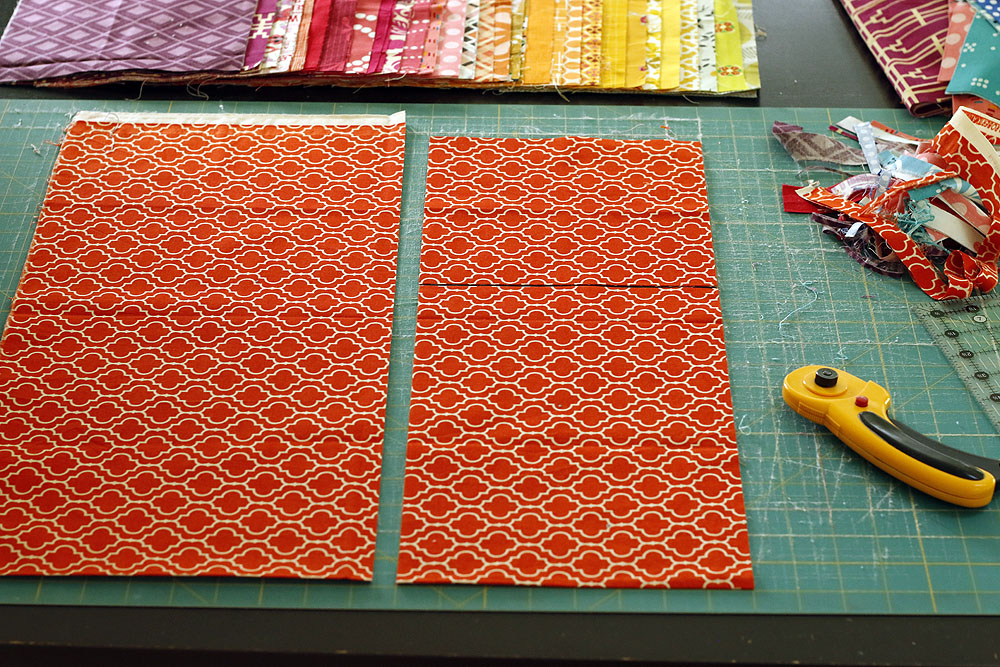 Cutting + Layout:  Rainbow Picnic Sew-Along