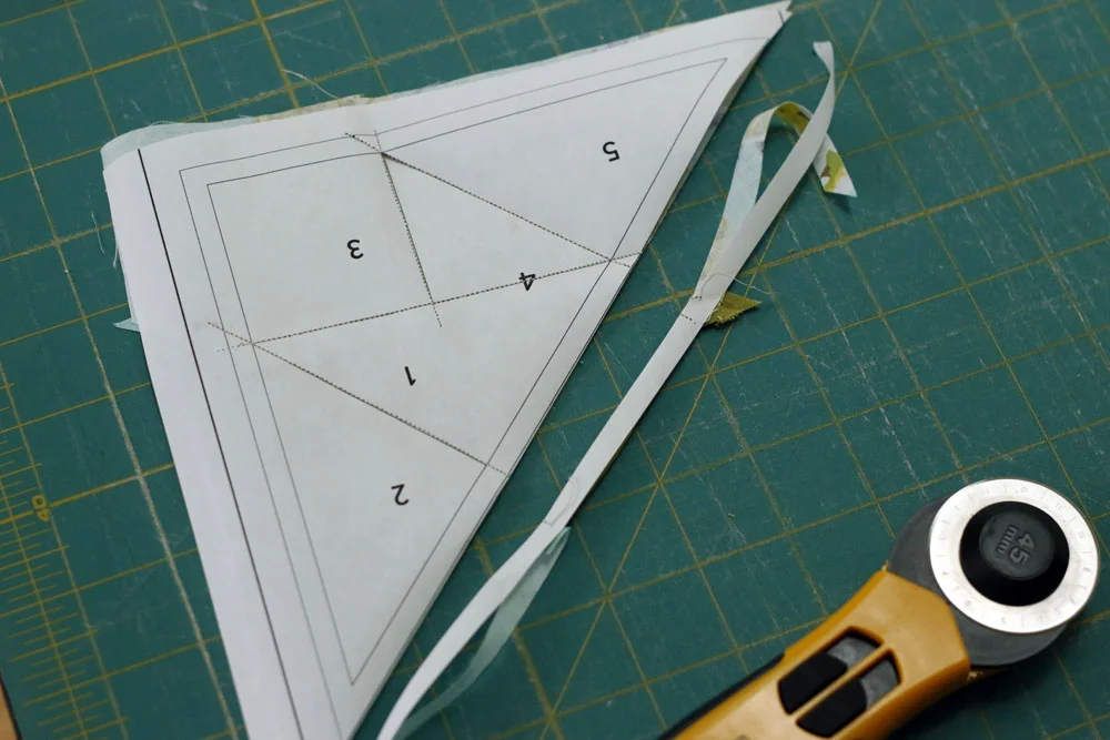 Please ignore the number placement on this prototype paper pattern.