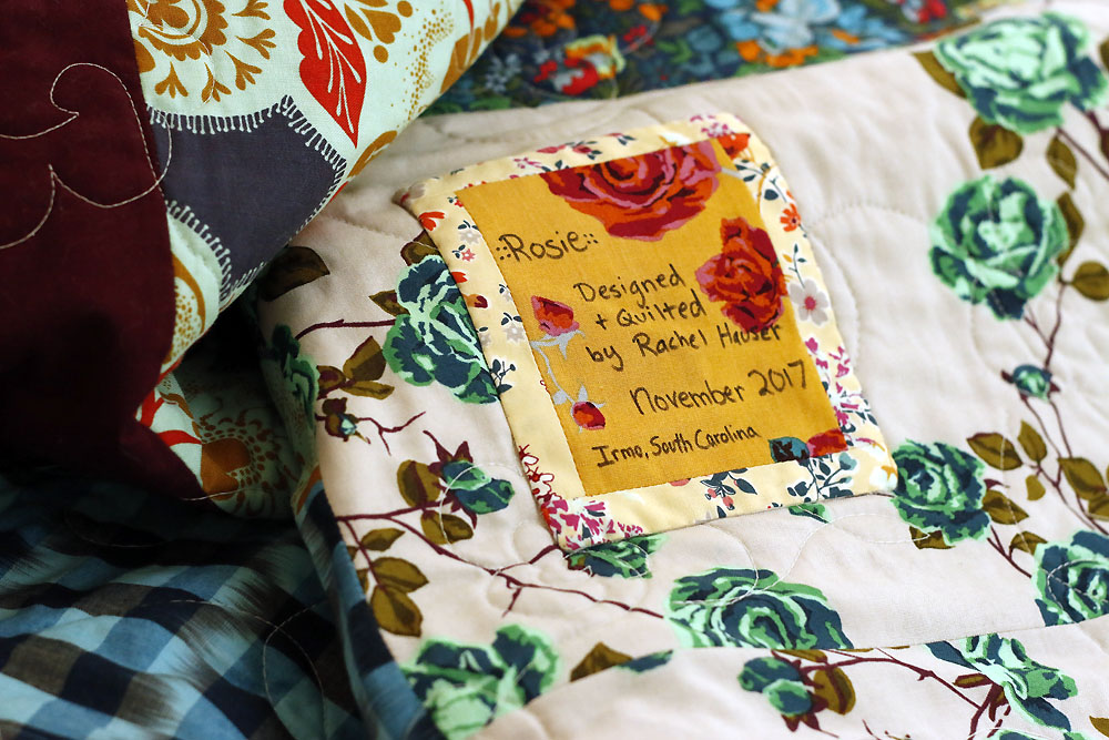 easy Quilt Labels — Stitched in Color