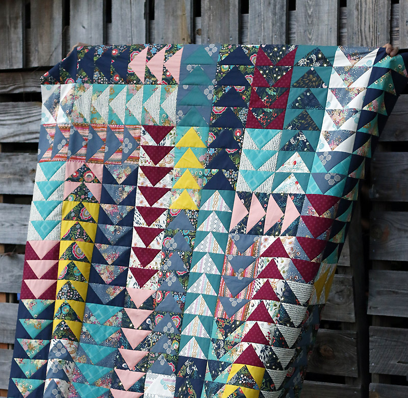 a quilt is nice: Flying Geese Quilt (no. 4)