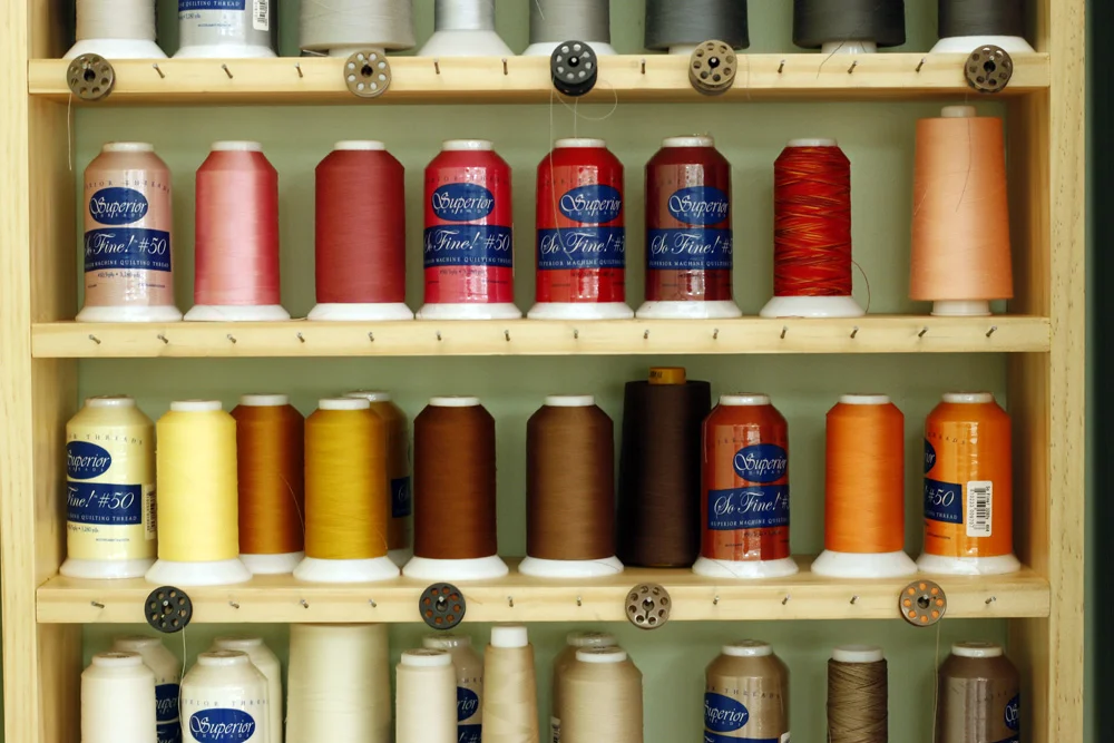 in the Quilting Studio