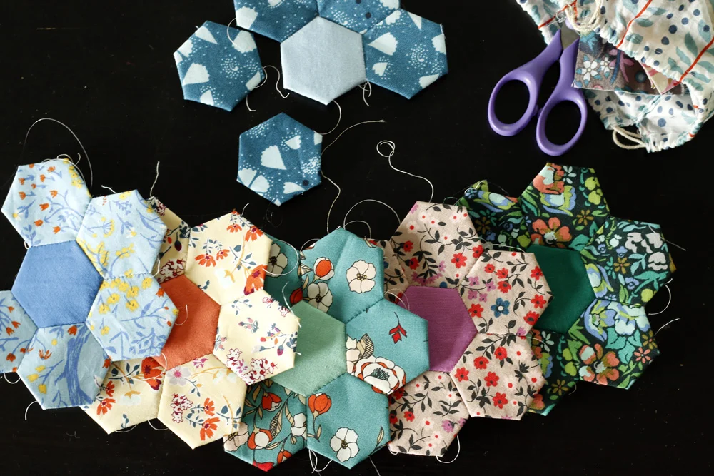 Hello Hexies + Thread for English Paper Piecing