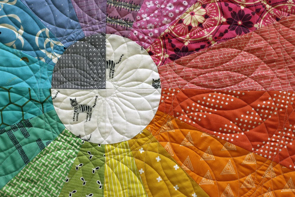 Color Wheel Quilt Kit + Pattern