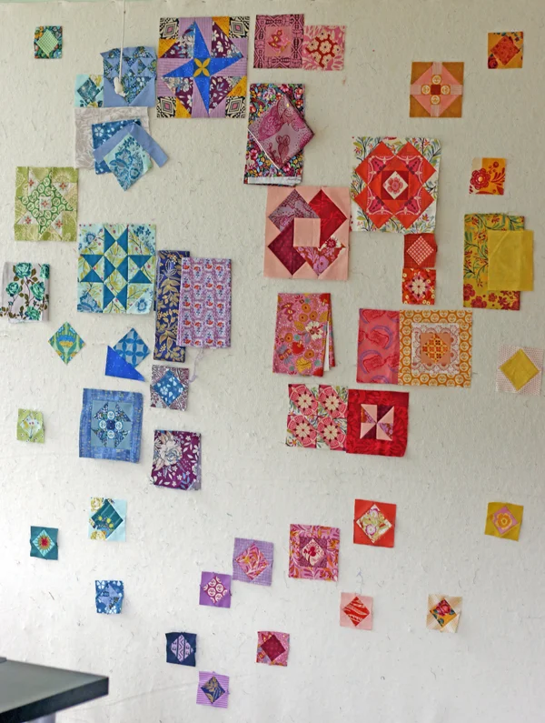 Gypsy Wife on Design wall. Stitched in Color.jpg