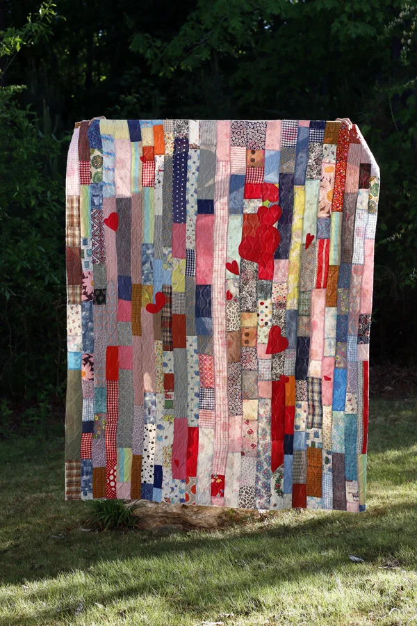 Vintage strip quilt. Stitched in Color.jpg