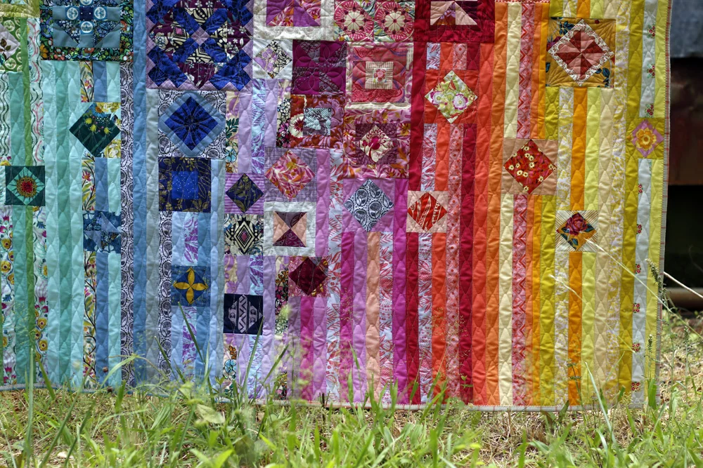 Quilted Gypsy Wife quilt. Stitched in Color.jpg