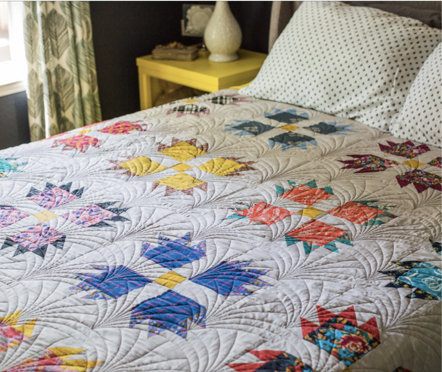 the Flower Pod quilt