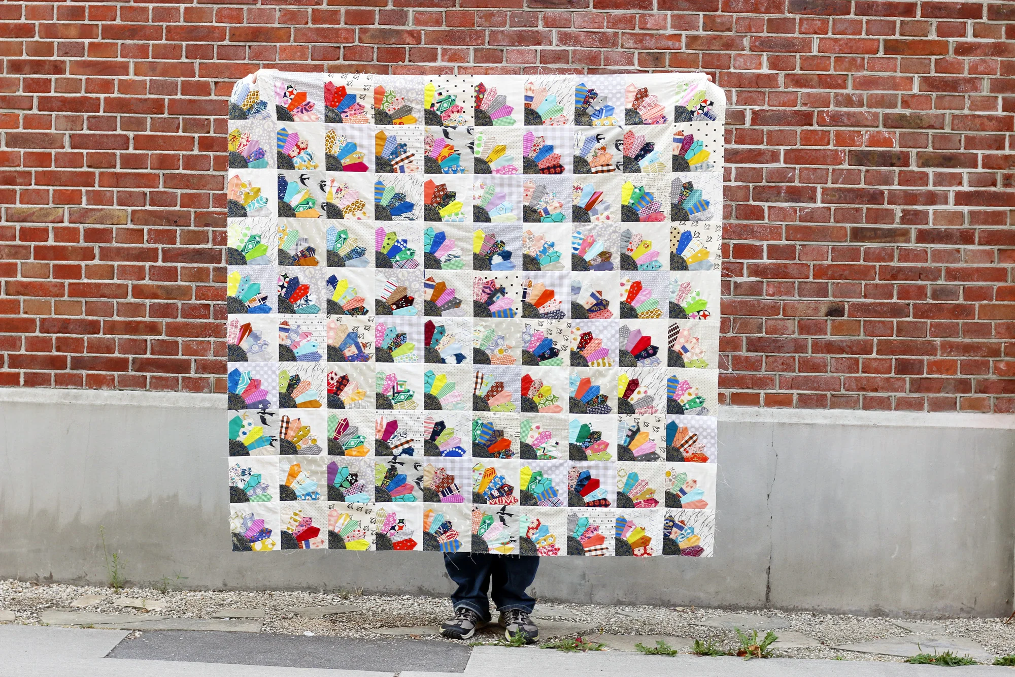 Drummer Boy Dresdens:  Week 9 (finished quilt top!)