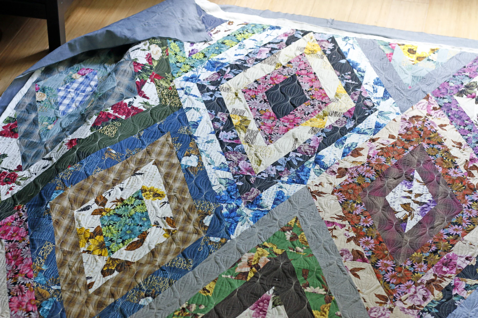 Quilted Diamonds in outback. Stitched in Color.jpg