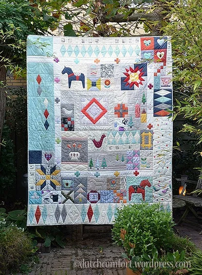 the Penny Sampler, interpreted by Nicolette of Dutch Comfort
