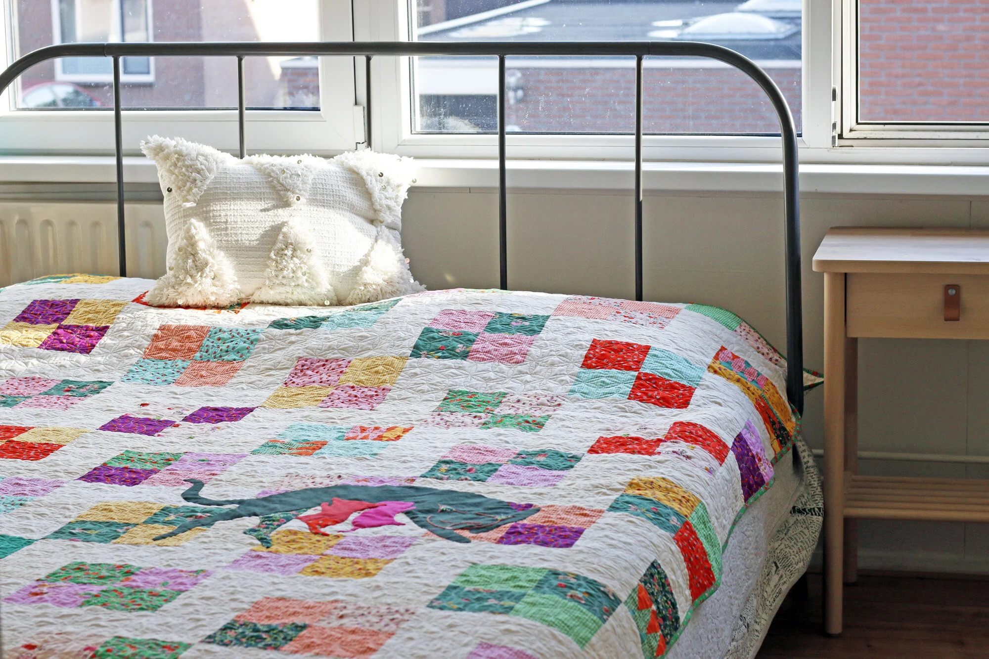 Trixie Cat quilt. Stitched in Color.jpg