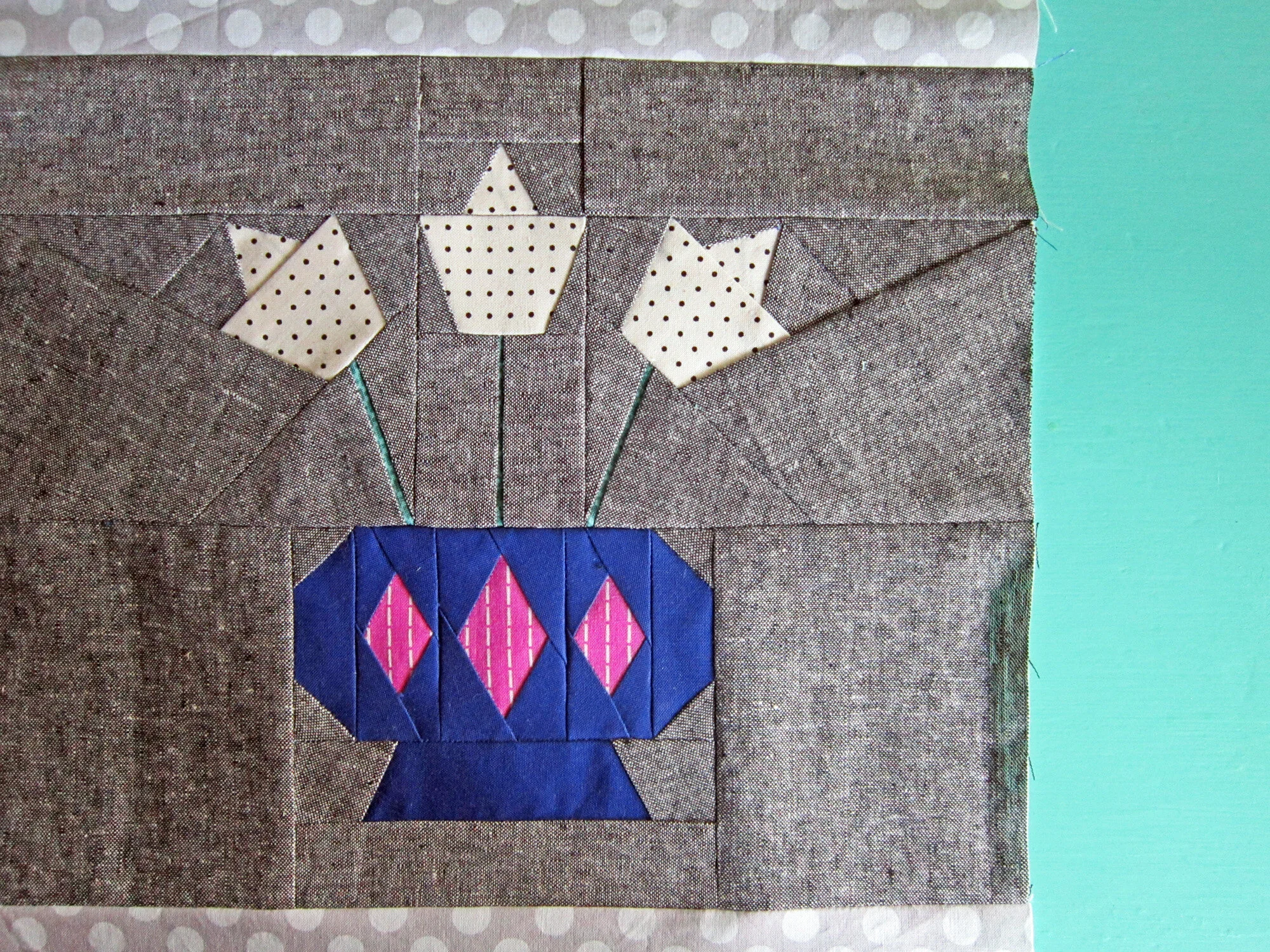 Flower pot block. Stitched in Color.jpg