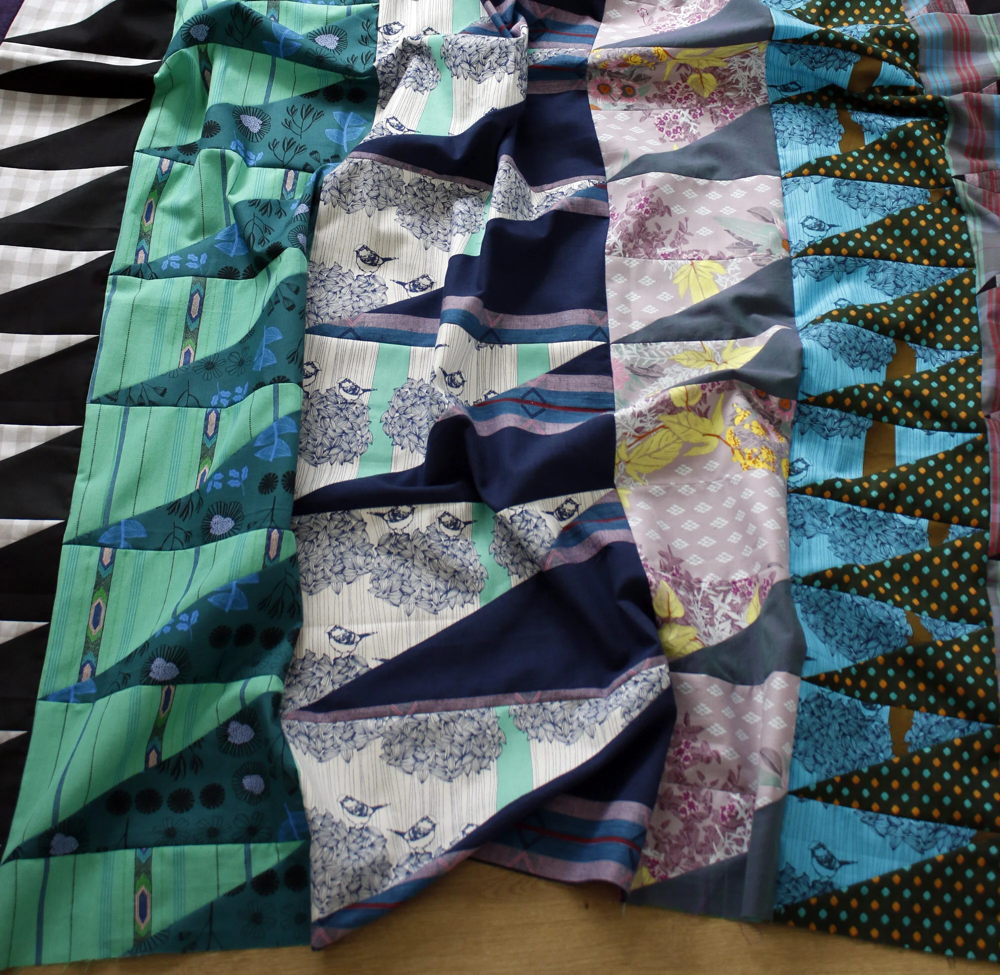 After the Rain, a quilt top
