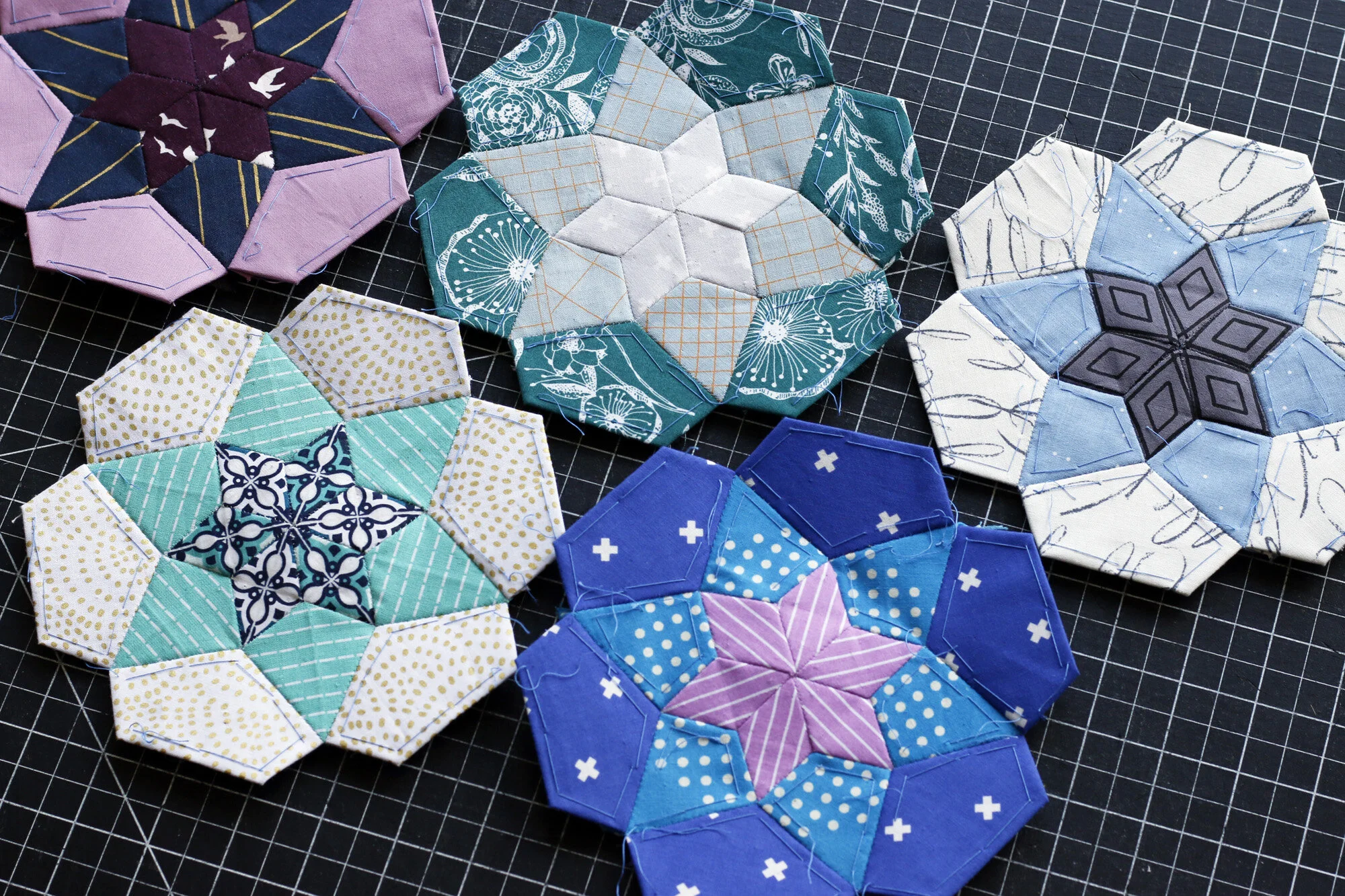 Ice Cream Soda quilt progress