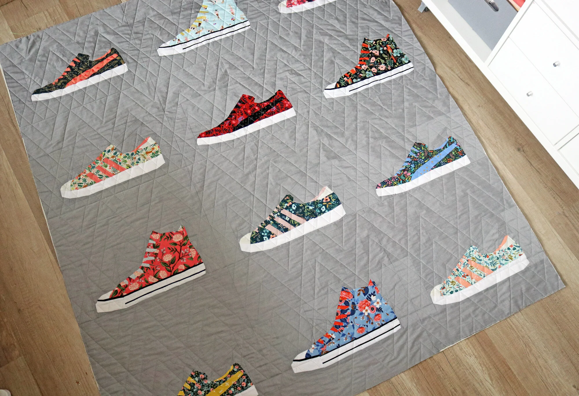 in the Quilting Studio, no. 23 — Stitched in Color