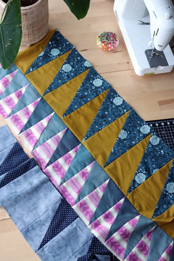 After the Rain:  Sew Columns 5-7