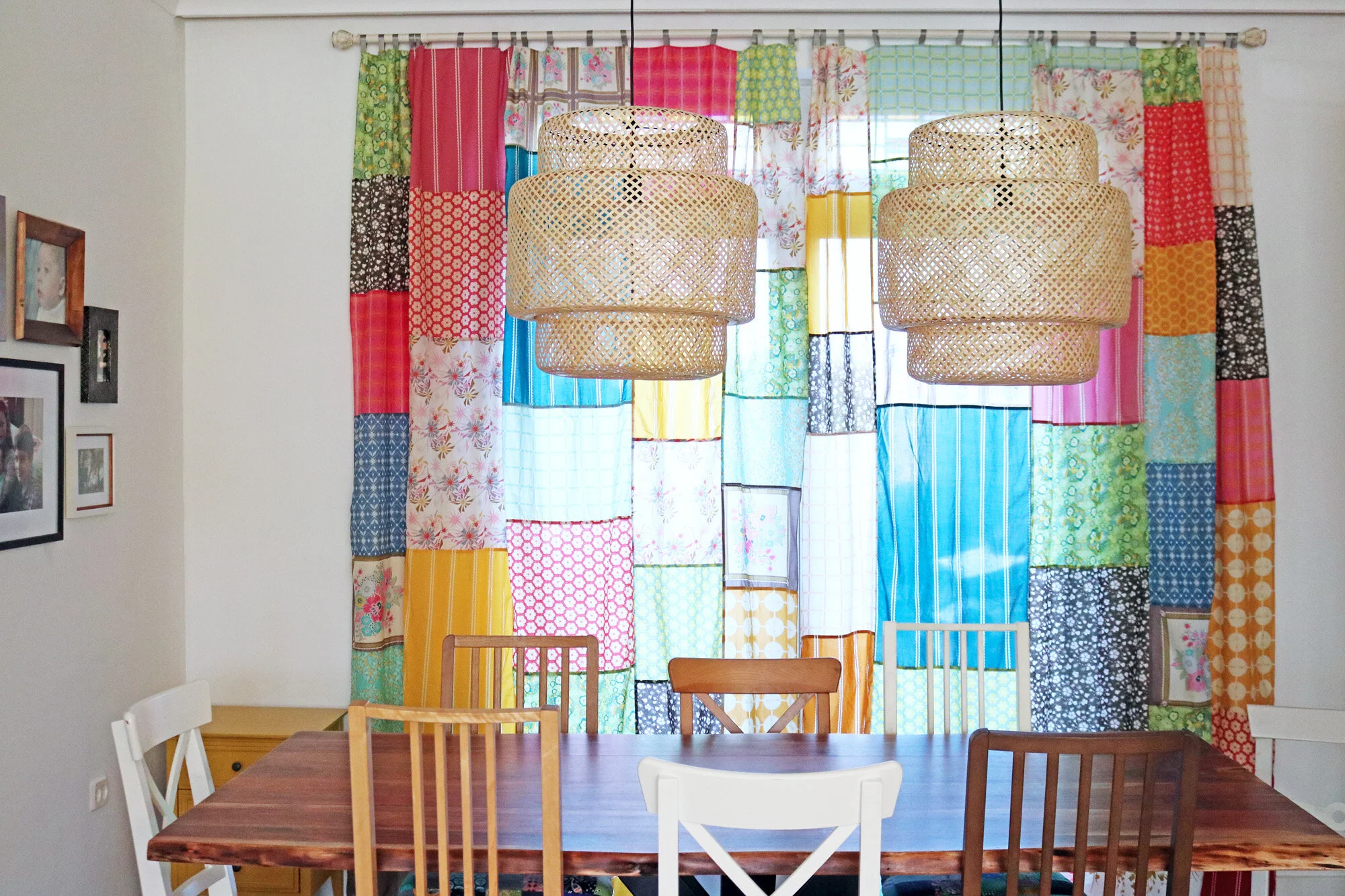 Voile Patchwork Curtains